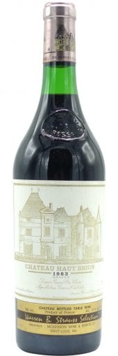 1983 Château Haut-Brion Pessac Leognan 750ml